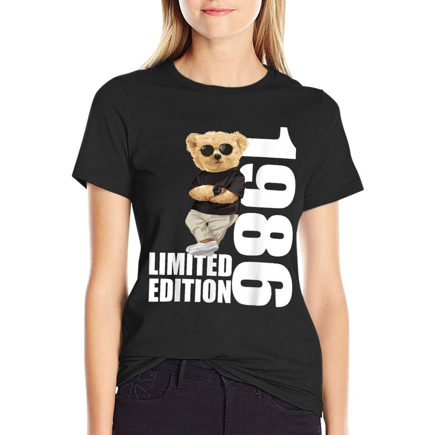 Limited Edition 1986 Bear Bears Birthday 1986 Vintage 1986 Stretchy T-Shirt