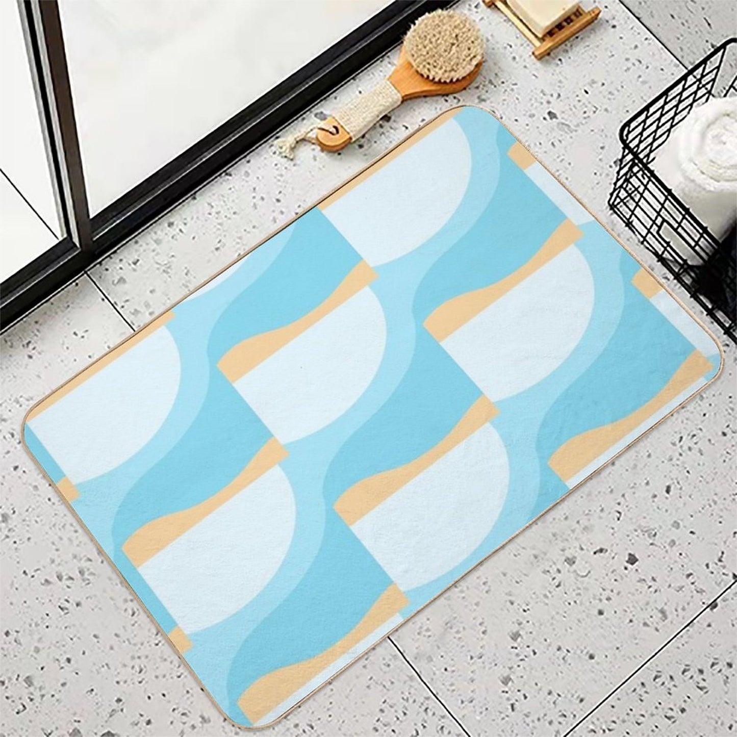 Sea And Sand Pet-Safe Bath Mat