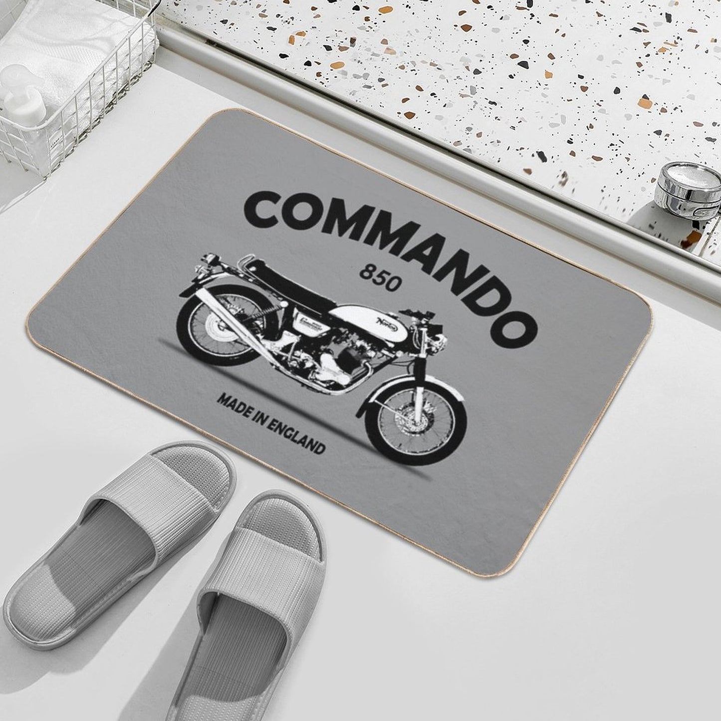 Commando 850 Made In England Repositionable Bath Mat