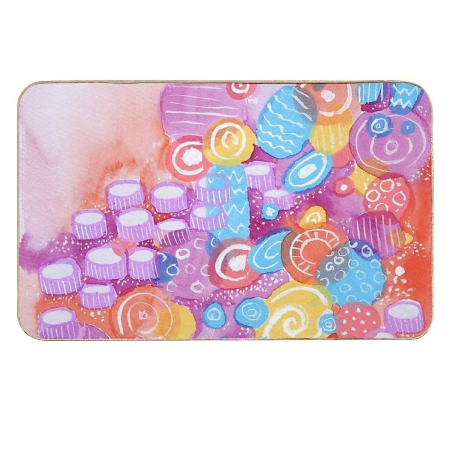 The Candy Sea Anti-Trip Bath Mat