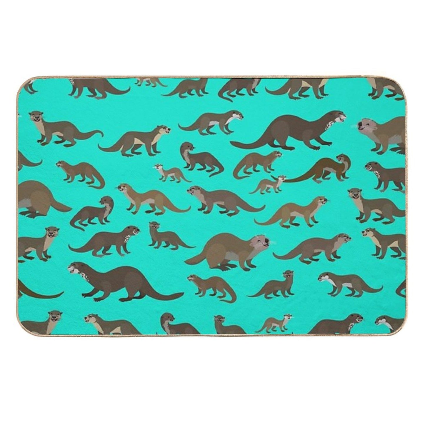 Know Your Otters Easy To Clean Bath Mat