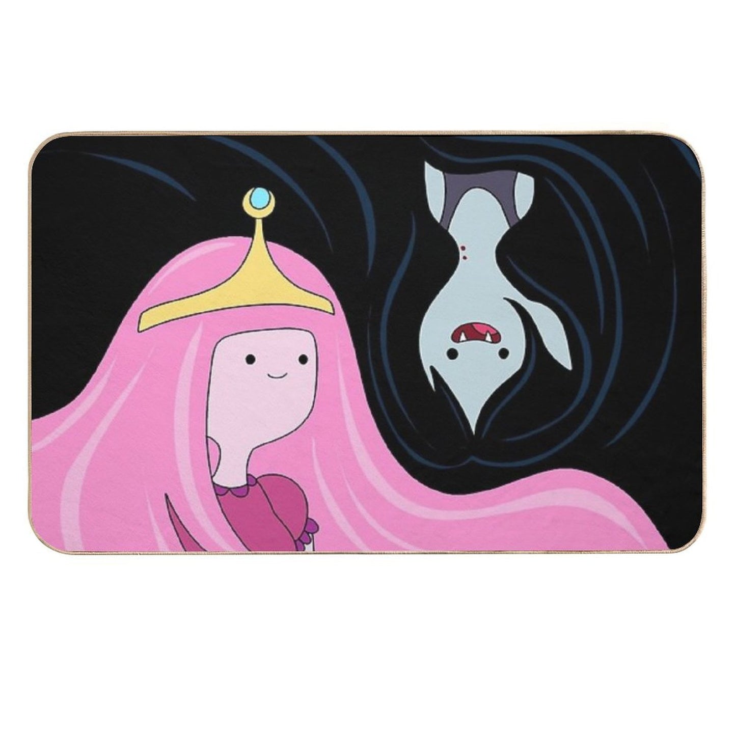 Princess Bubblegum And Marceline Pet-Safe Bath Mat