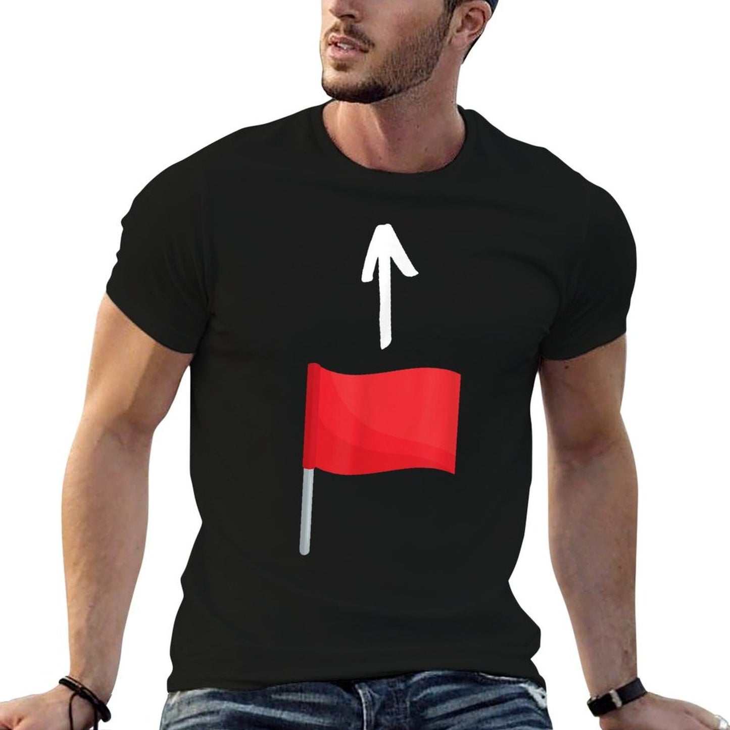 Funny Red And Toxic Traits Reds Graphic-printed T-Shirt
