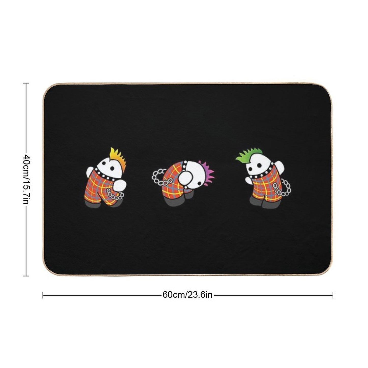 Mosh Fade-Resistant Bath Mat