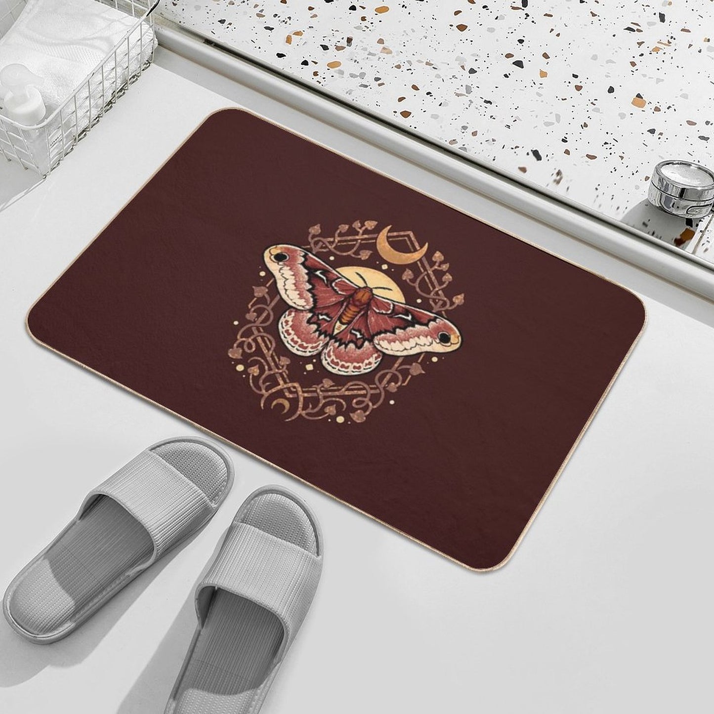 Promethea Moon Multi-Purpose Bath Mat