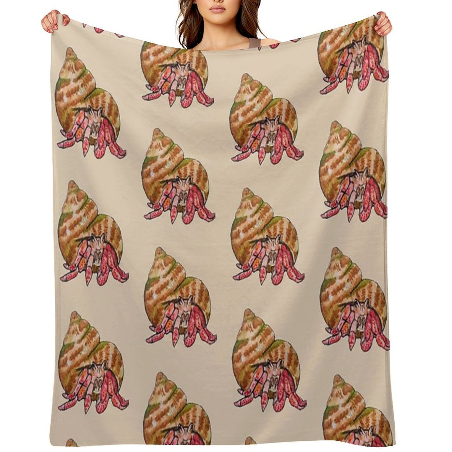 Hermit The Crab All-season Throw Blanket