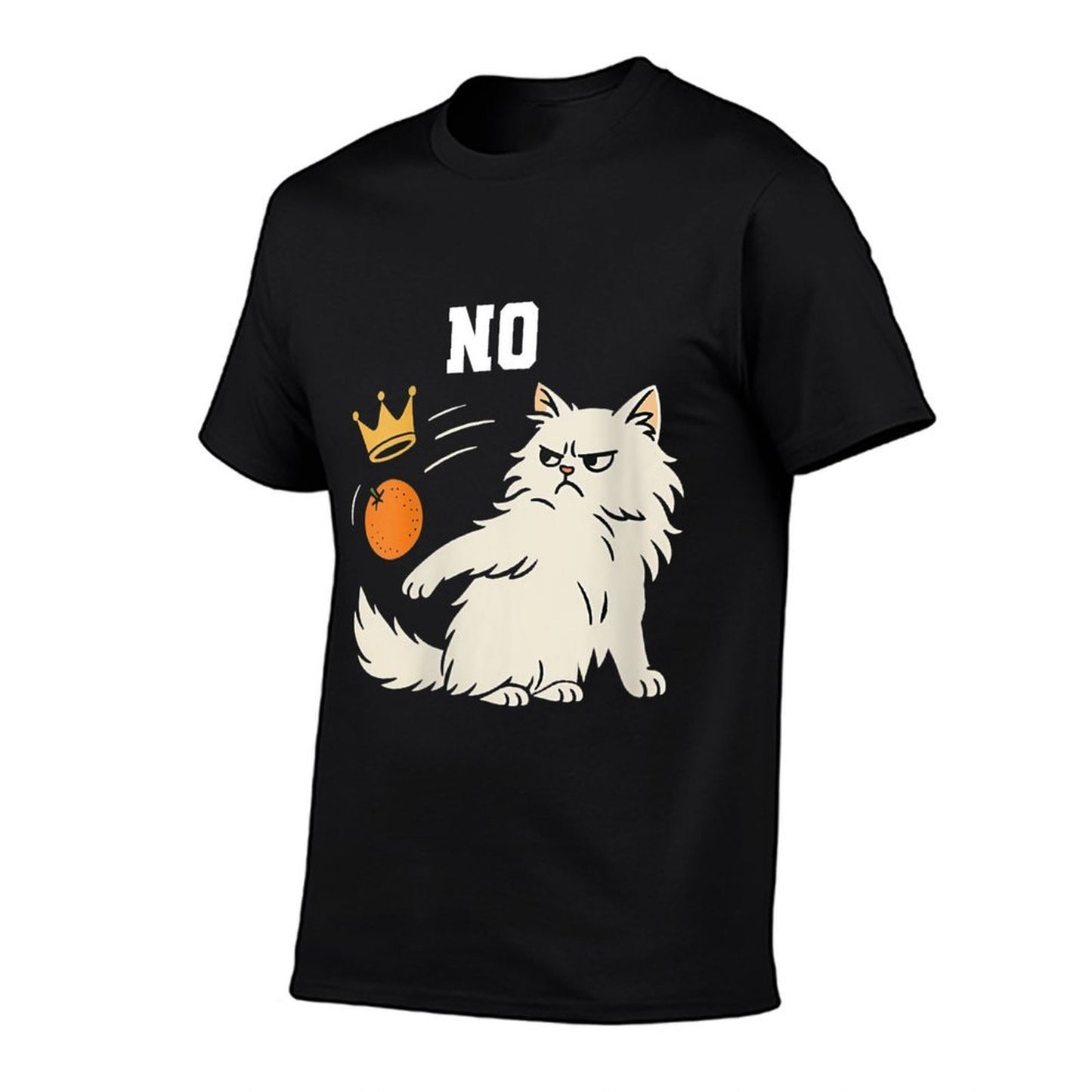 Womens Funny No Kings In America  Oversized Silhouette T-Shirt