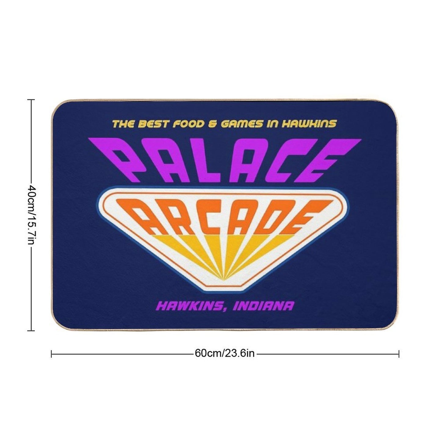 Stranger Things Palace Arcade Pet-Safe Bath Mat