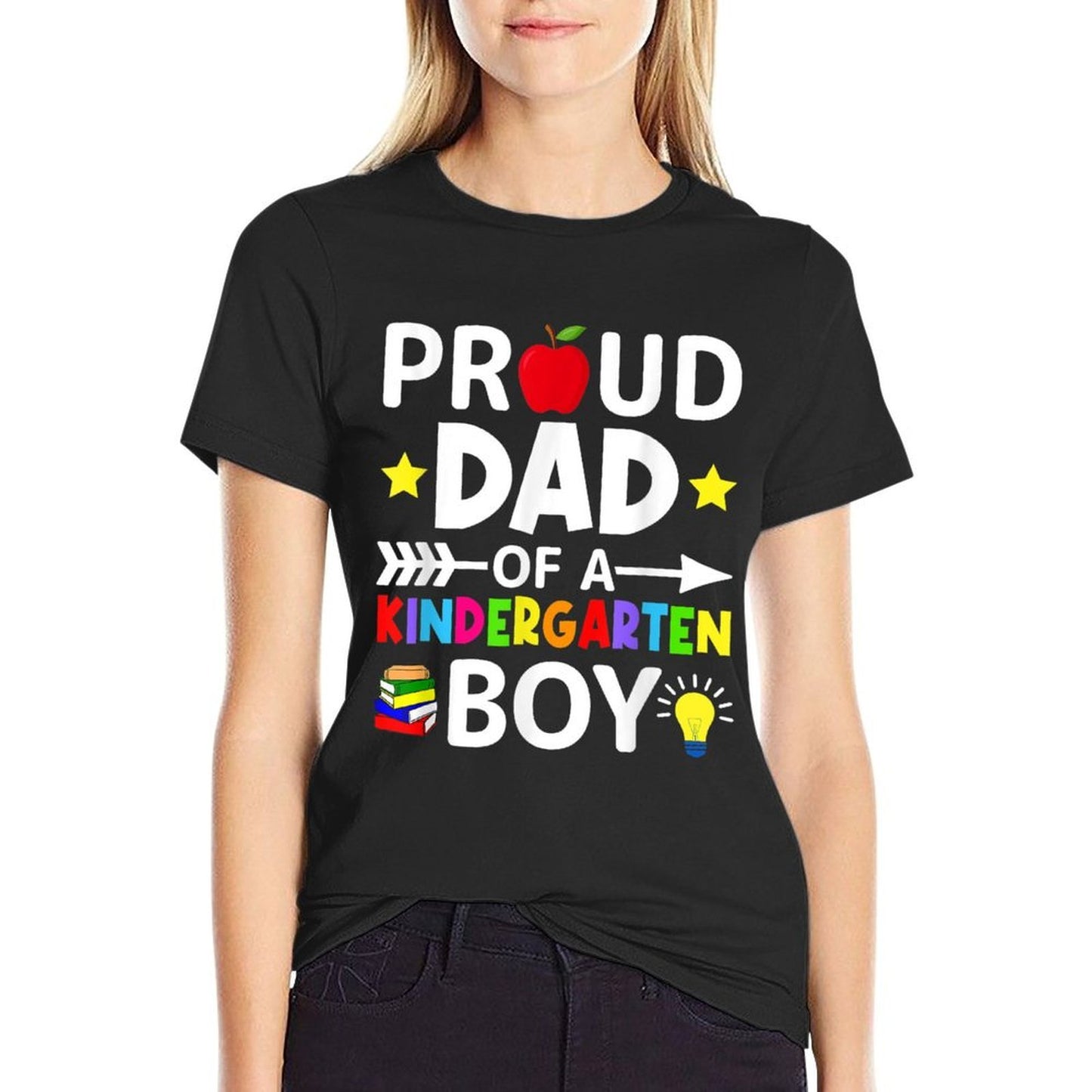 Mens Proud DAD Of A Kindergarten BOY Breathable T-Shirt