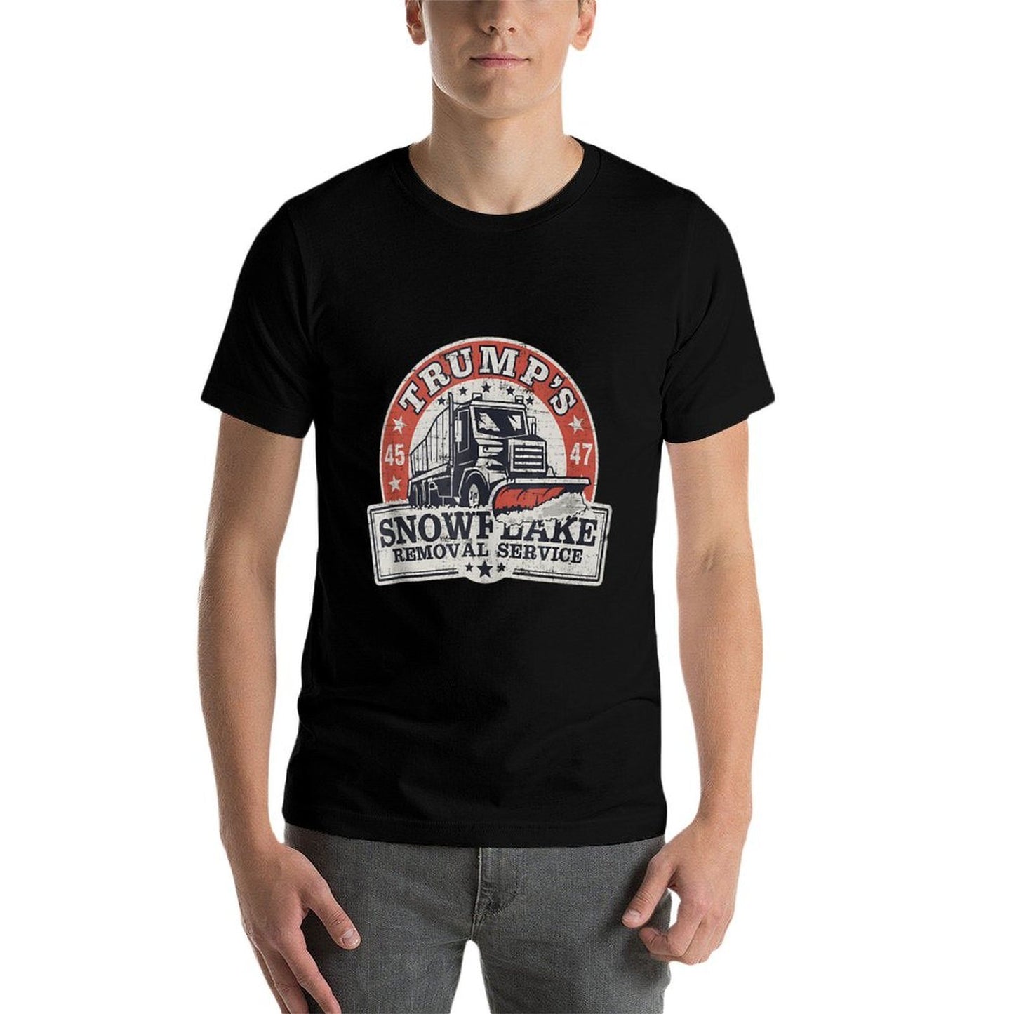 Trumps Snowflake Removal Service Funny Trump Comfortable T-Shirt