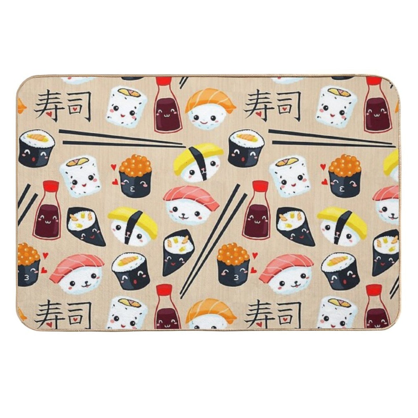 Kawaii Sushi Toxin-Free Bath Mat