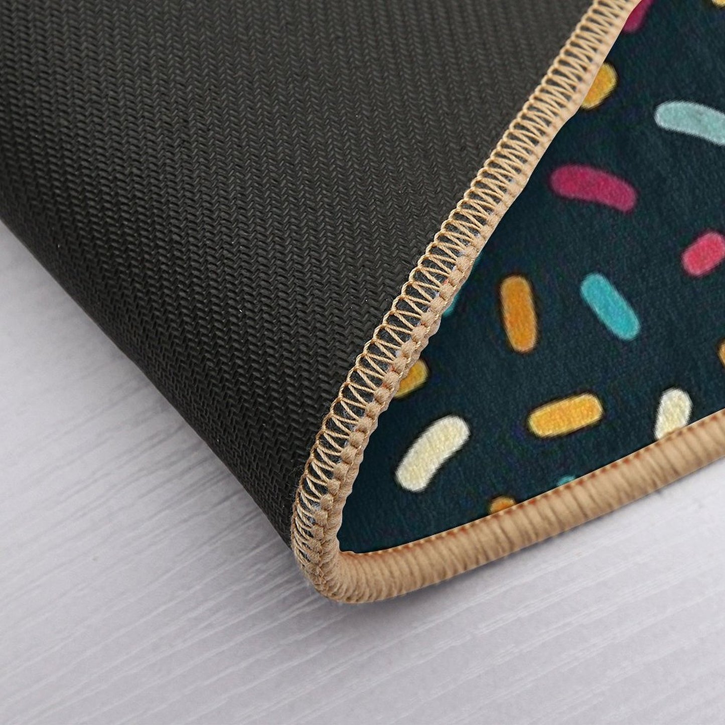 Confetti Sprinkles Pattern  Repositionable Bath Mat