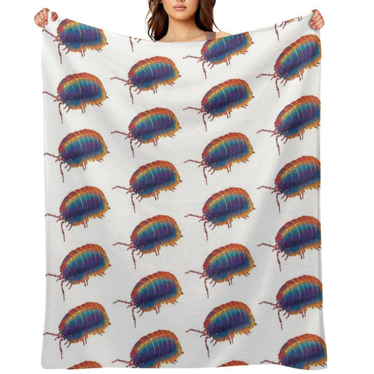 Woodlouse Machine-washable Throw Blanket