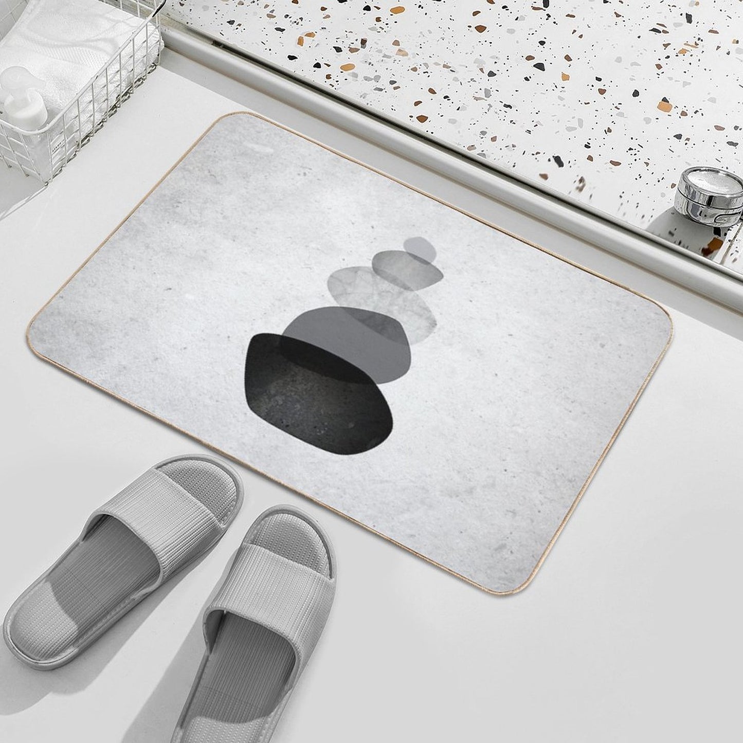 Balancing Stones Odorless Bath Mat
