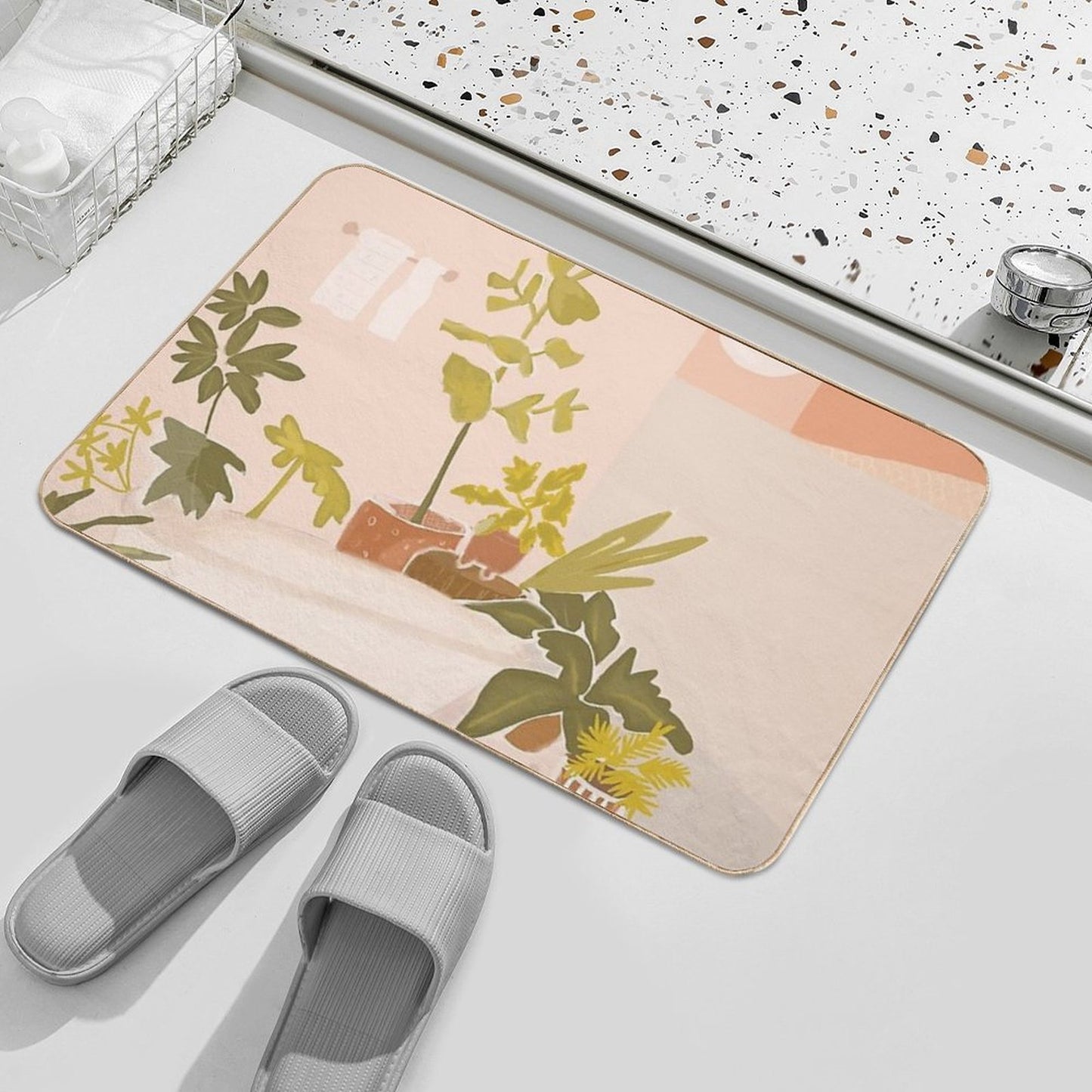 Bathroom  Easy To Clean Bath Mat