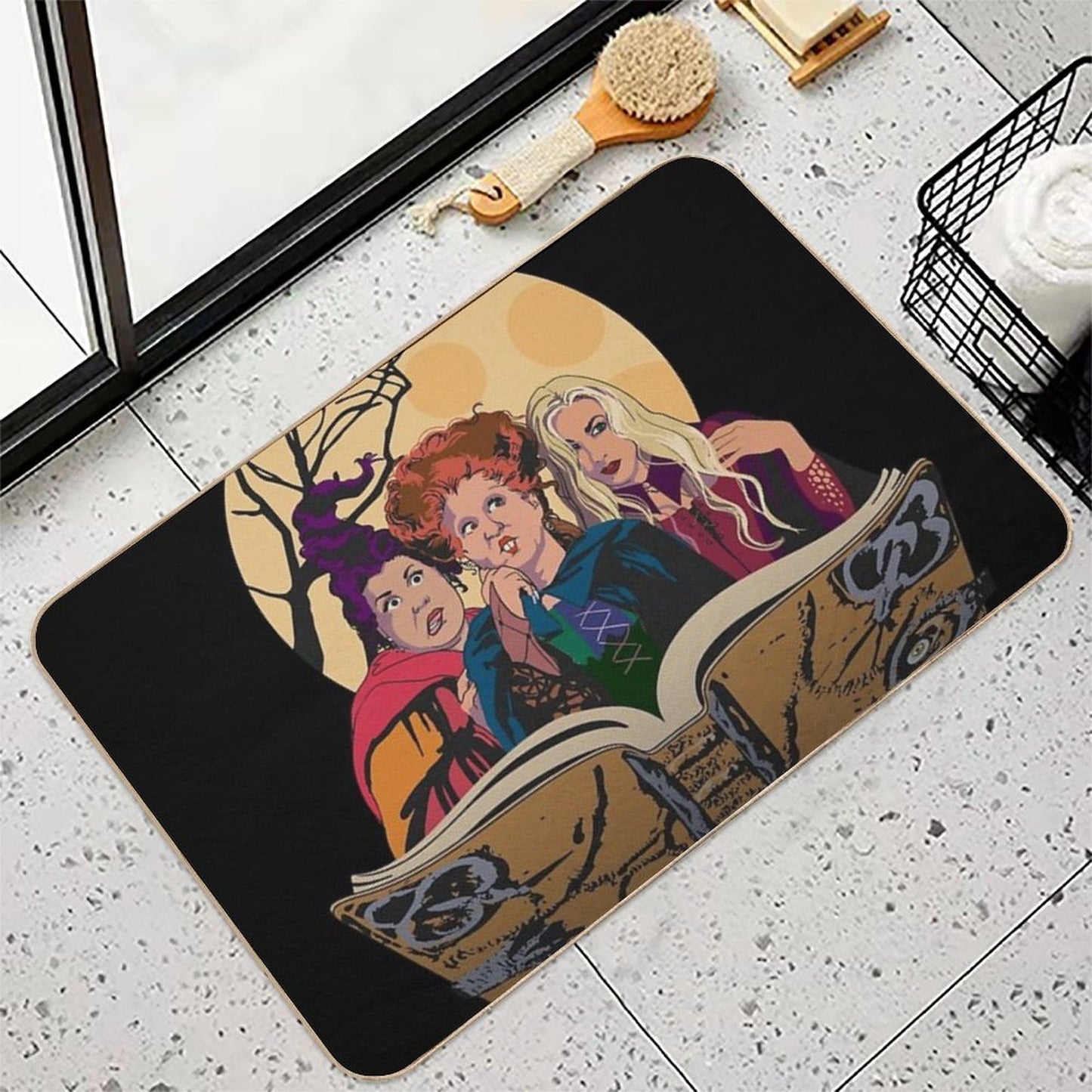Hocus Pocus Sanderson Sisters High-Traffic Bath Mat