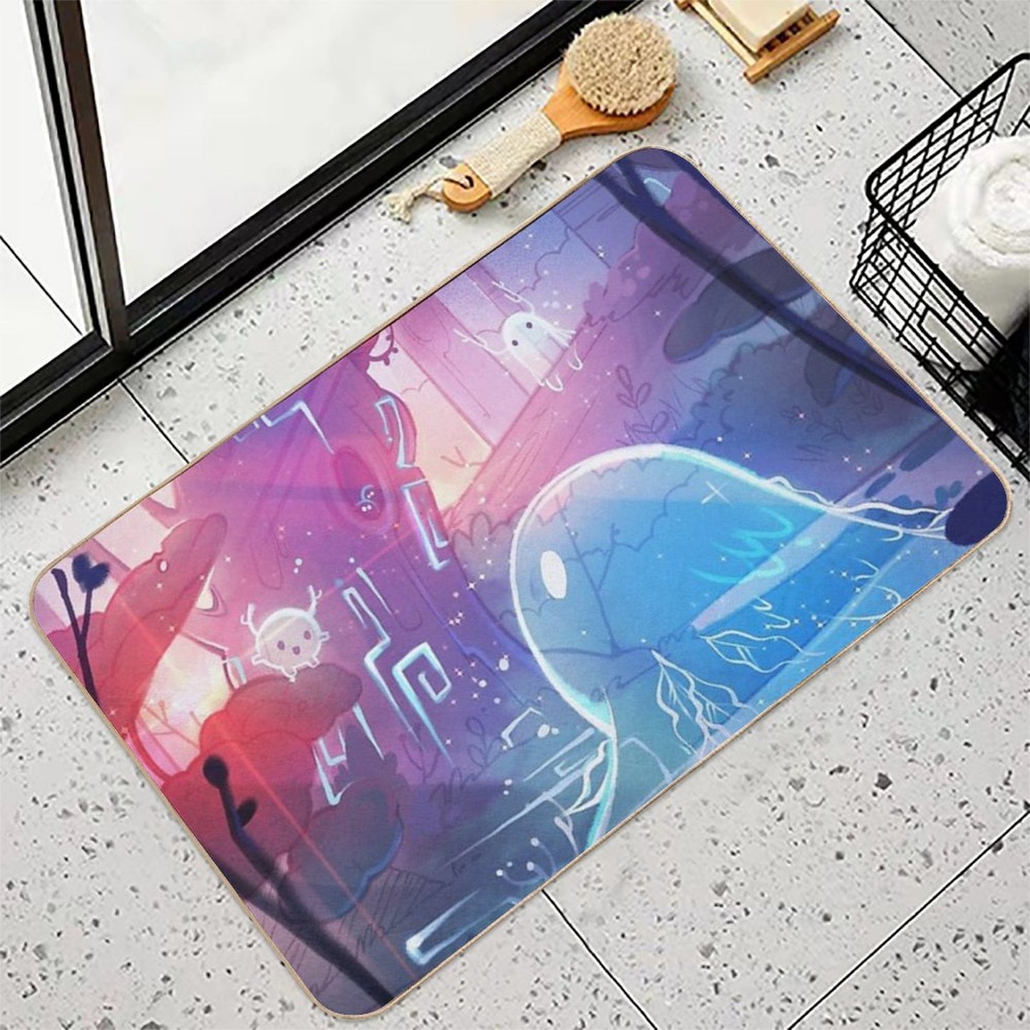 The Silence of Dawn Repositionable Bath Mat