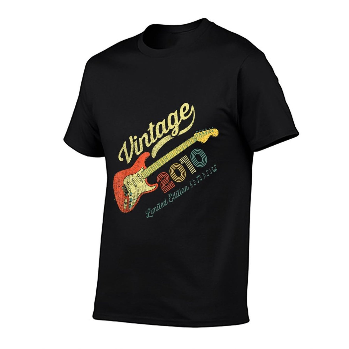 Guitar Lover 13 Years Old - Vintage 2010 13th Birthday Wrinkle-resistant T-Shirt