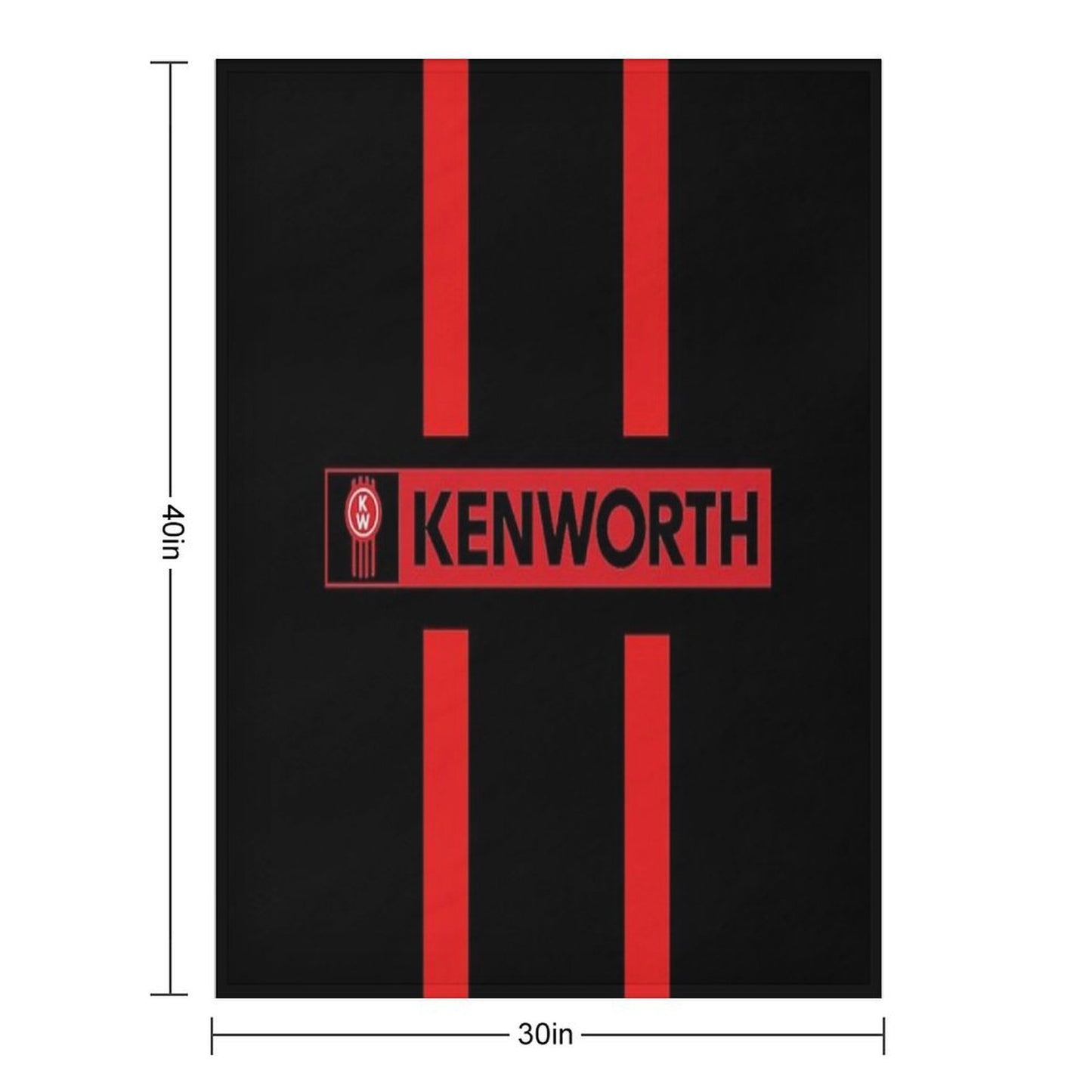 Kenworth Anti-pilling Throw Blanket