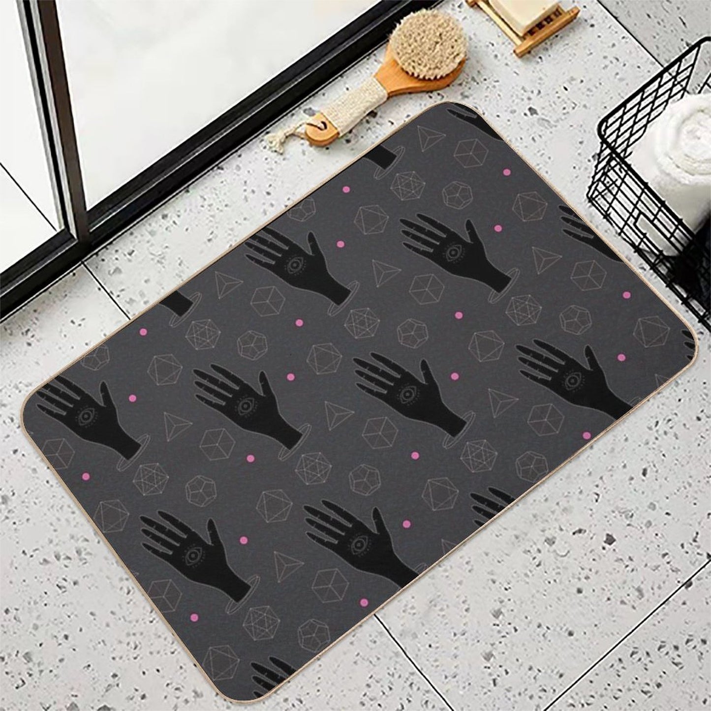 Sacred Geometry  Pet-Safe Bath Mat