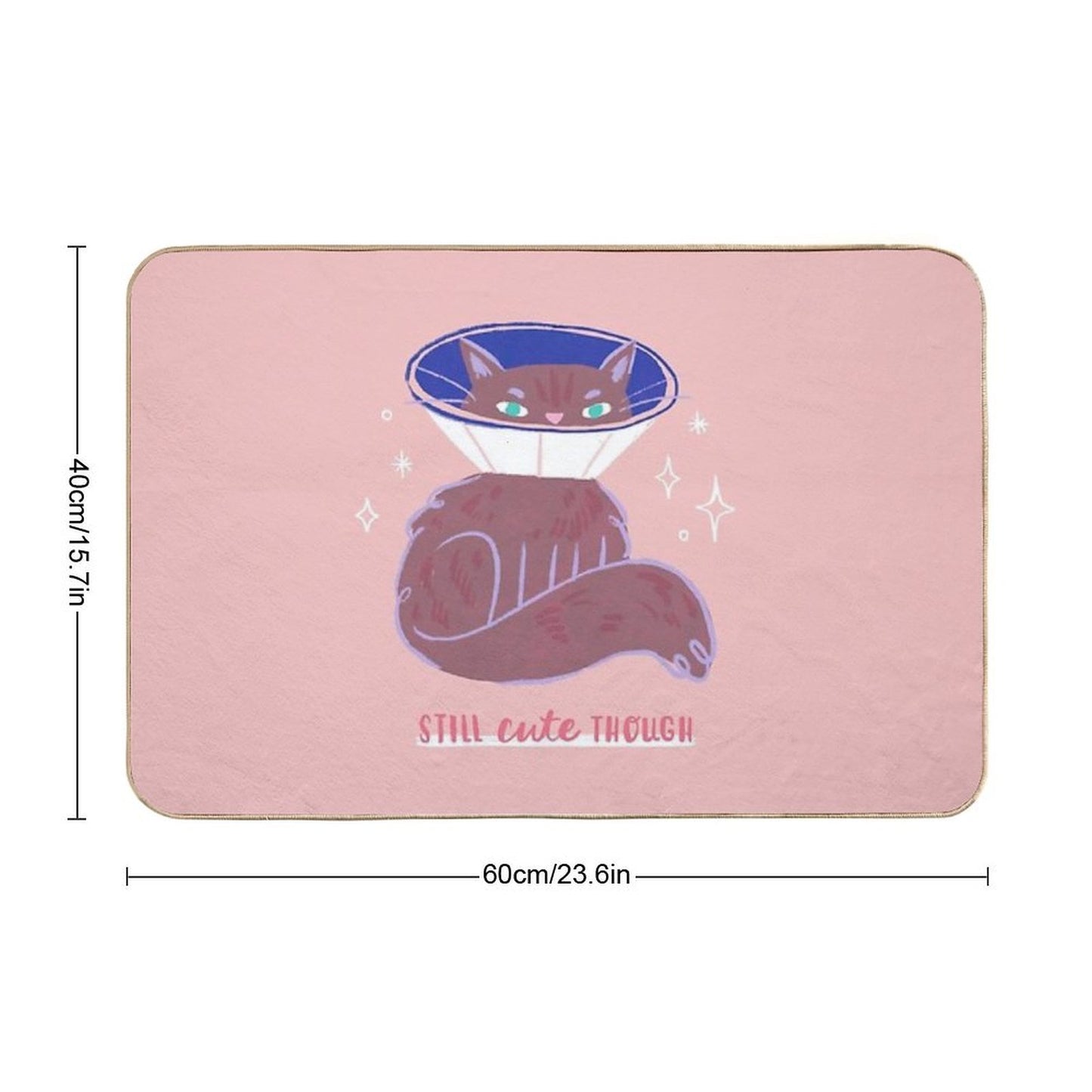 Still Cute Though - Cute Cat Toxin-Free Bath Mat