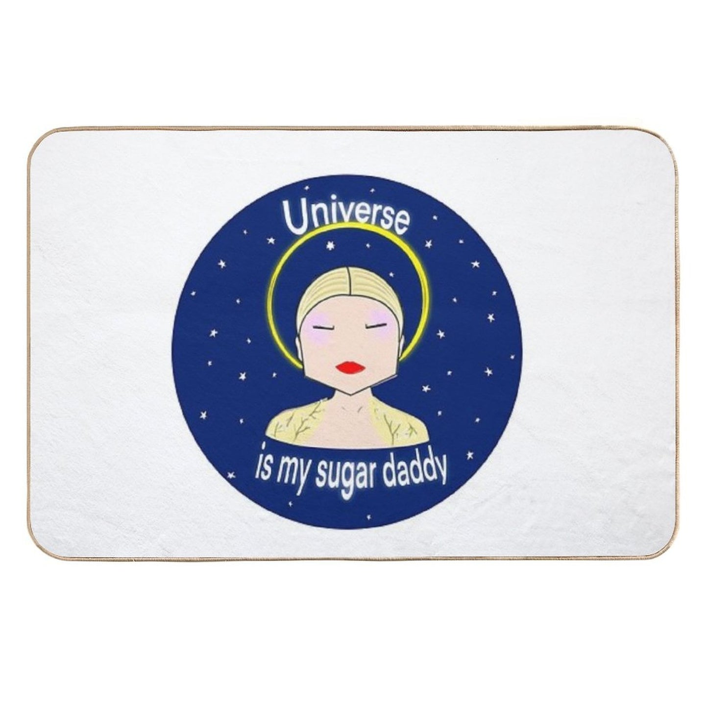 Universe Is My Sugar Daddy High-Traffic Bath Mat