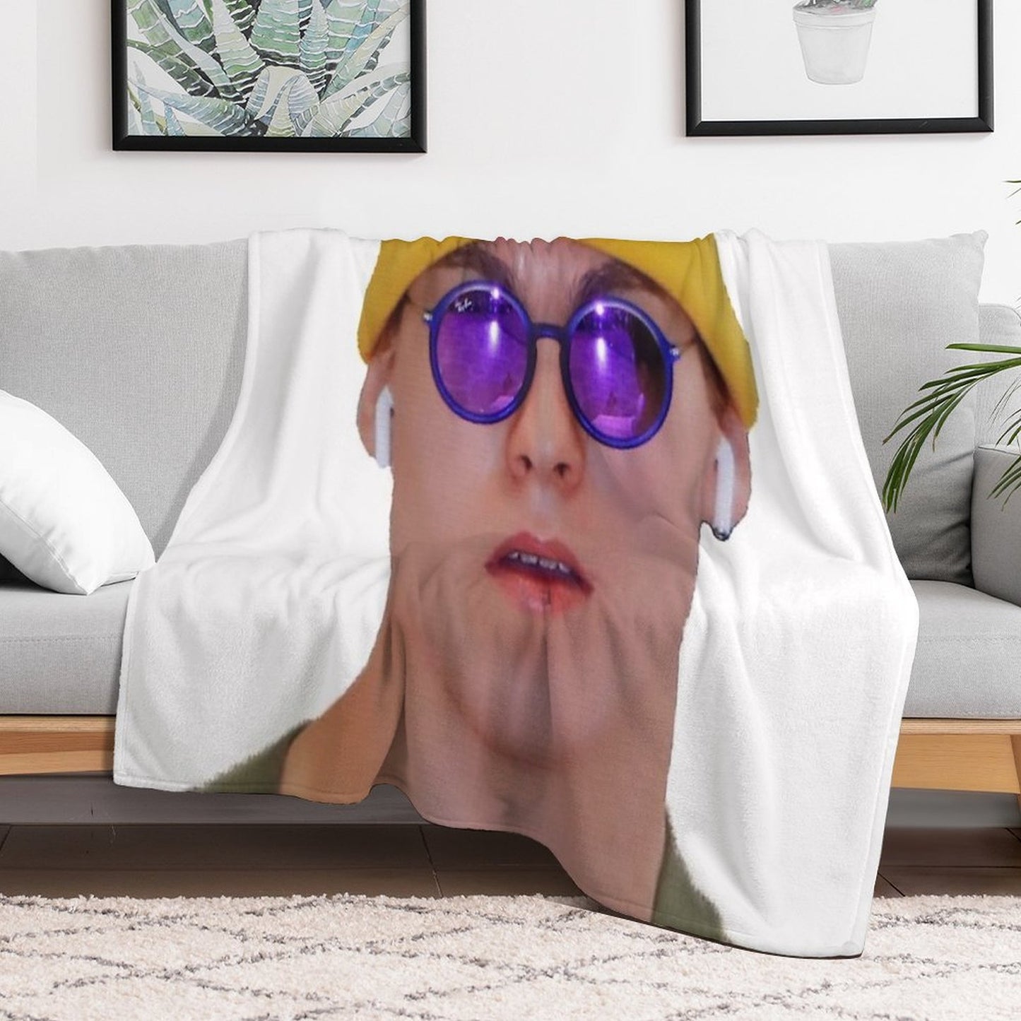 Vernon Phone Case Meme Versatility Throw Blanket