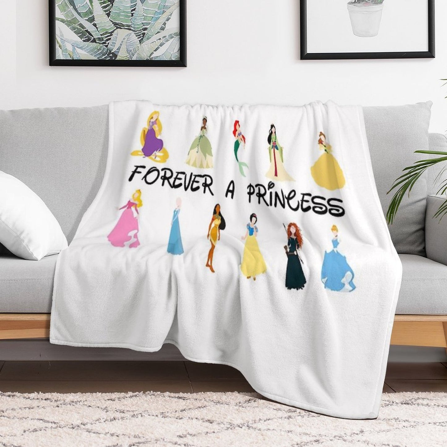 Forever A Princess Multi-functional Throw Blanket
