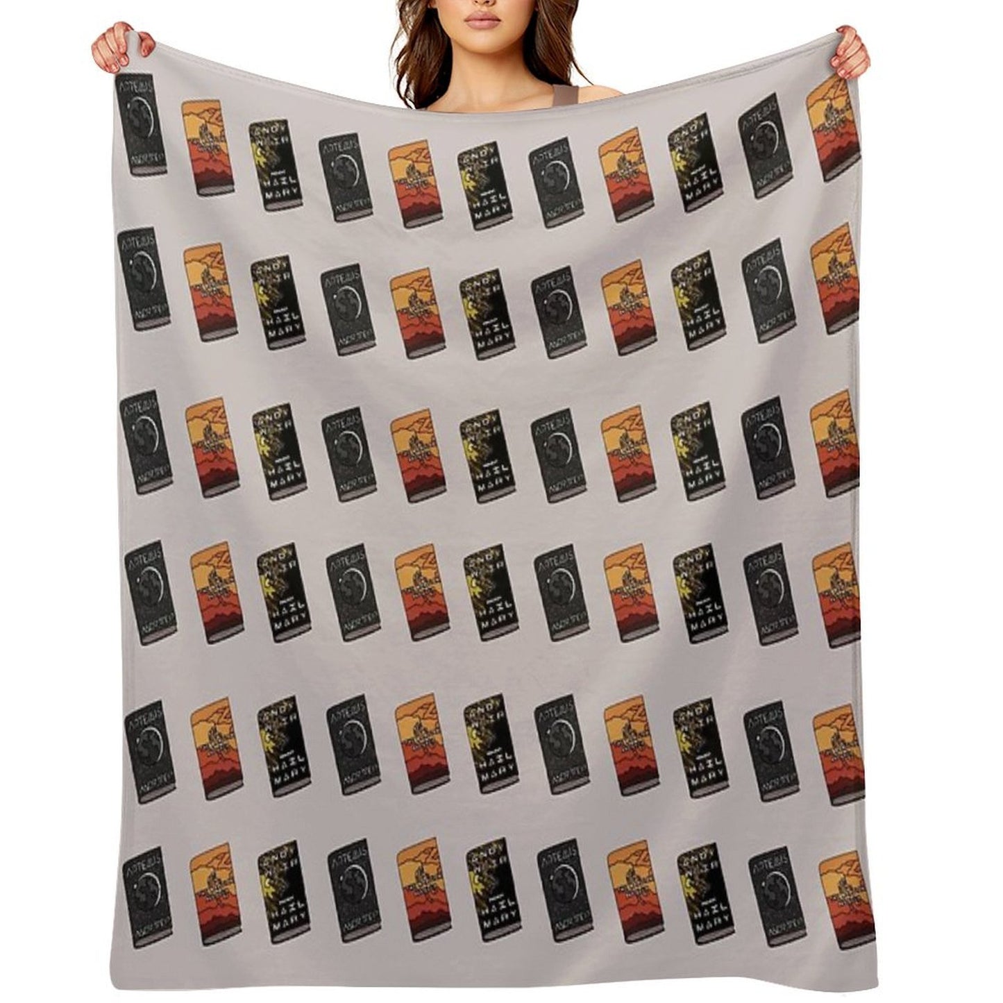 Andy Weir Books Machine-washable Throw Blanket