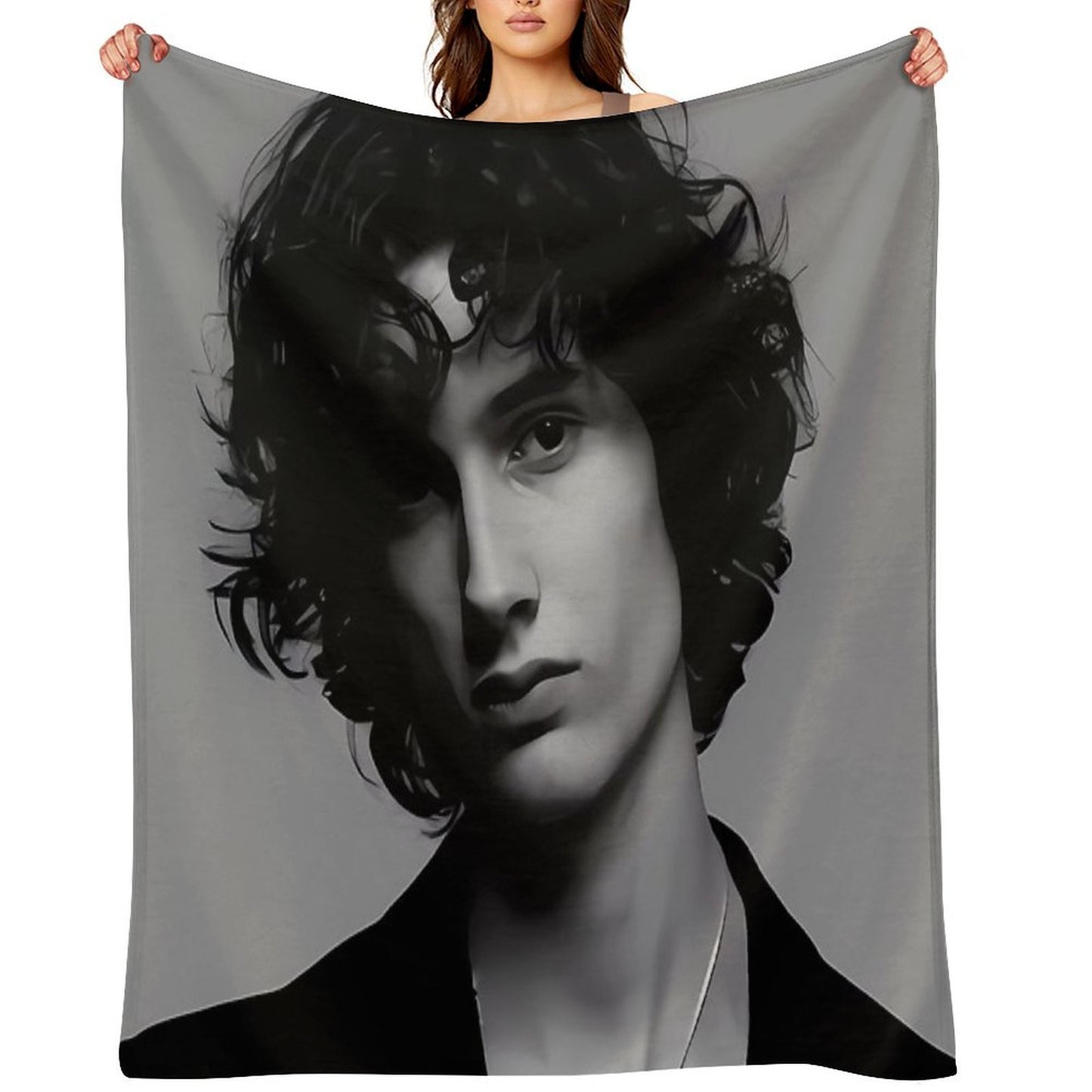 Sombr Plush Throw Blanket