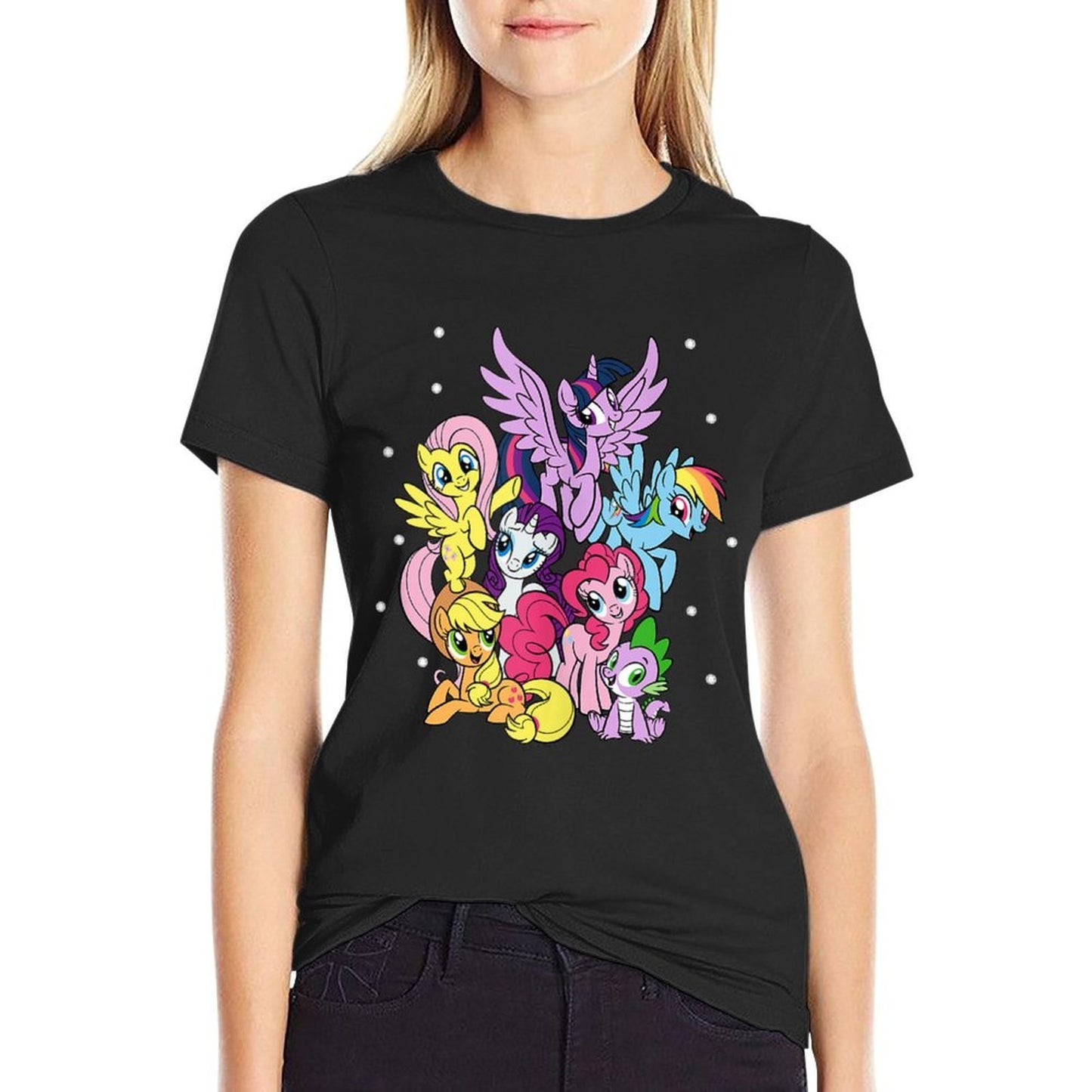 My Little Pony Friendship Is Magic Main Cast Group Shot Durable T-Shirt