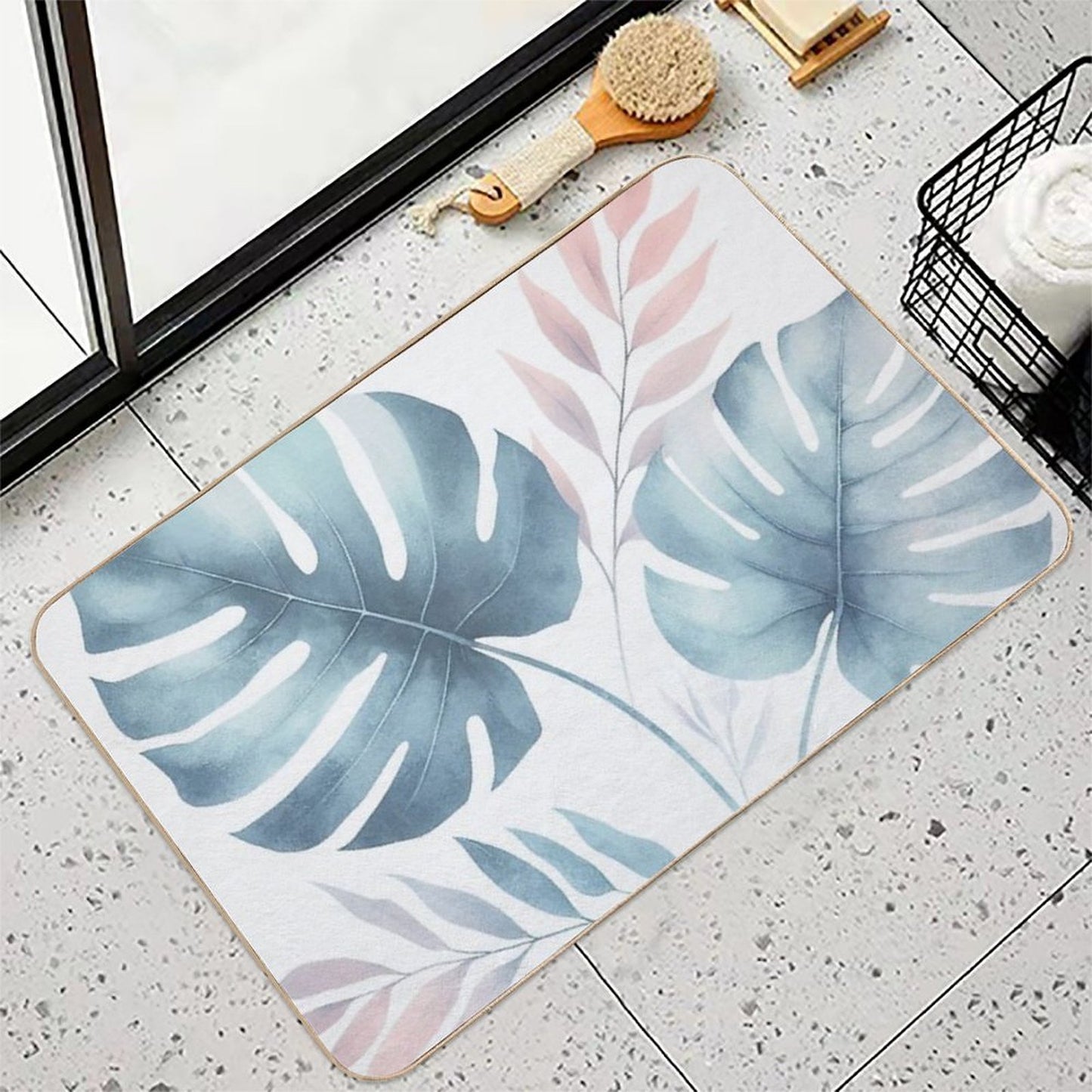 Tropical Escape Odorless Bath Mat