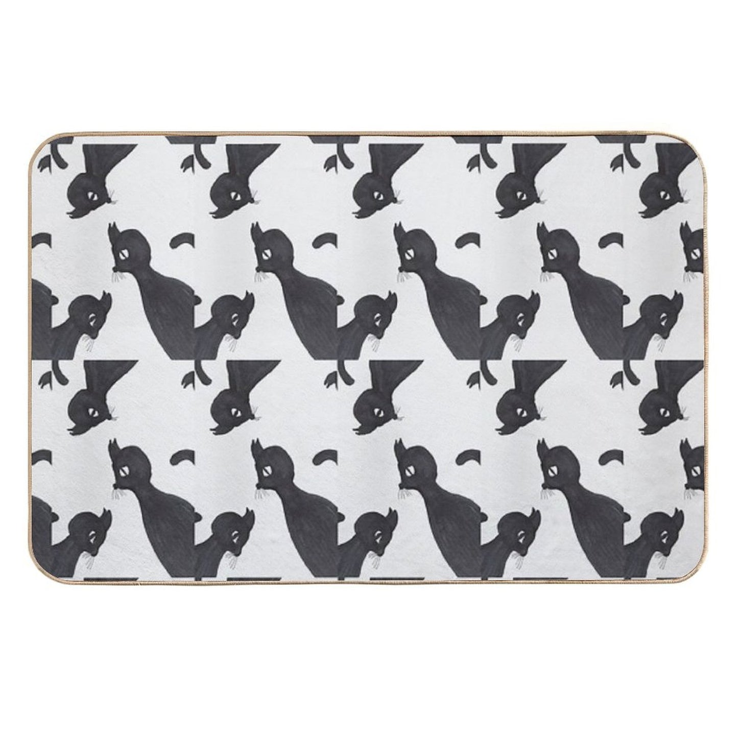 BLACK CAT・5 Slip-Resistant Bath Mat