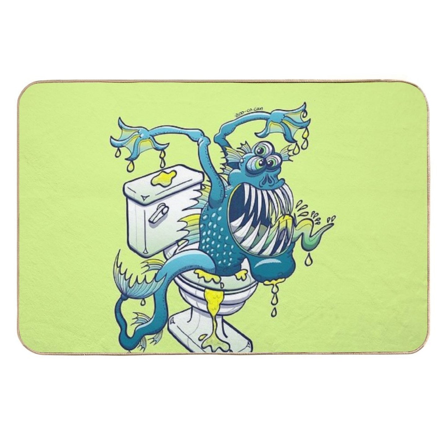Toilet Monster Absorbent Bath Mat