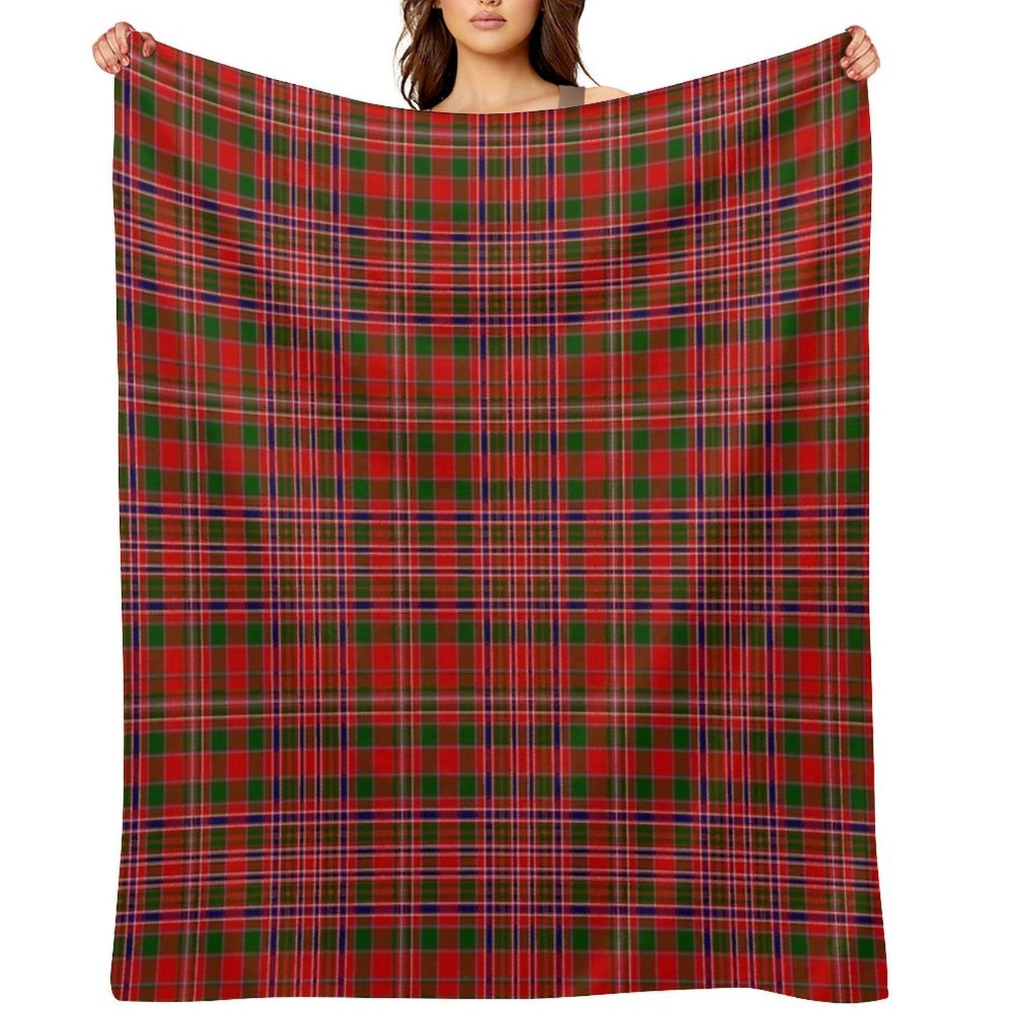 Clan MacAlister Tartan Quick-dry Throw Blanket