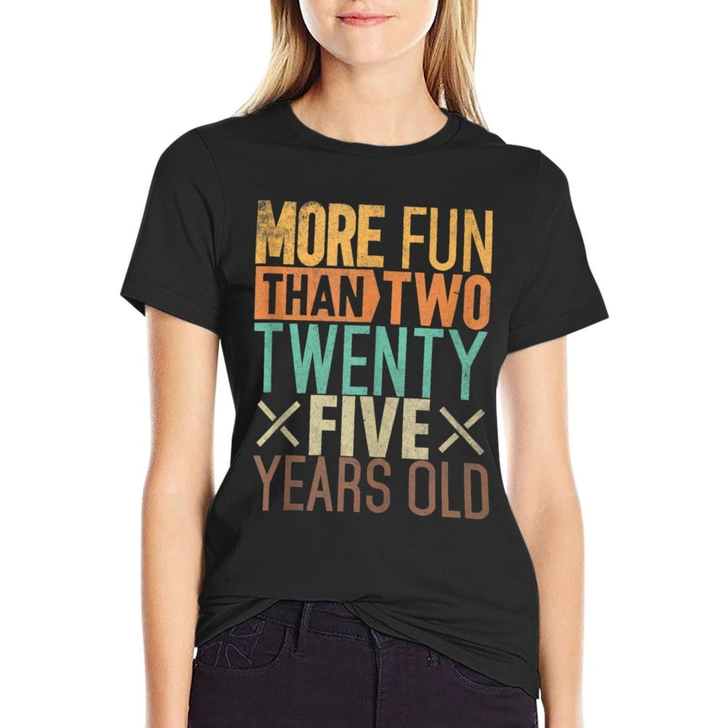 Funny 50th Birthday More Fun Than Two 25 Years Old Breathable T-Shirt