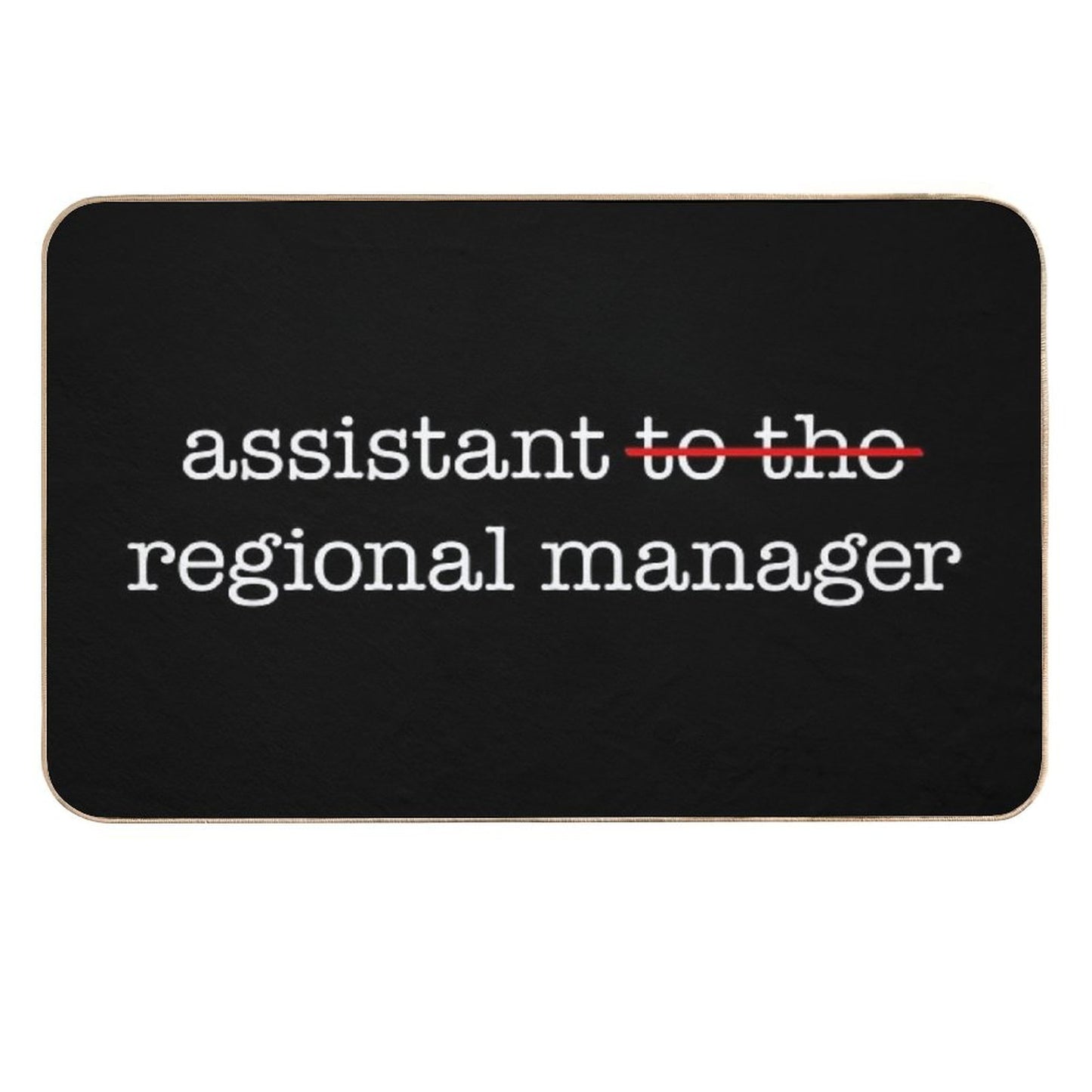 Assistant to The Regional Manager Rapid-Drying Bath Mat
