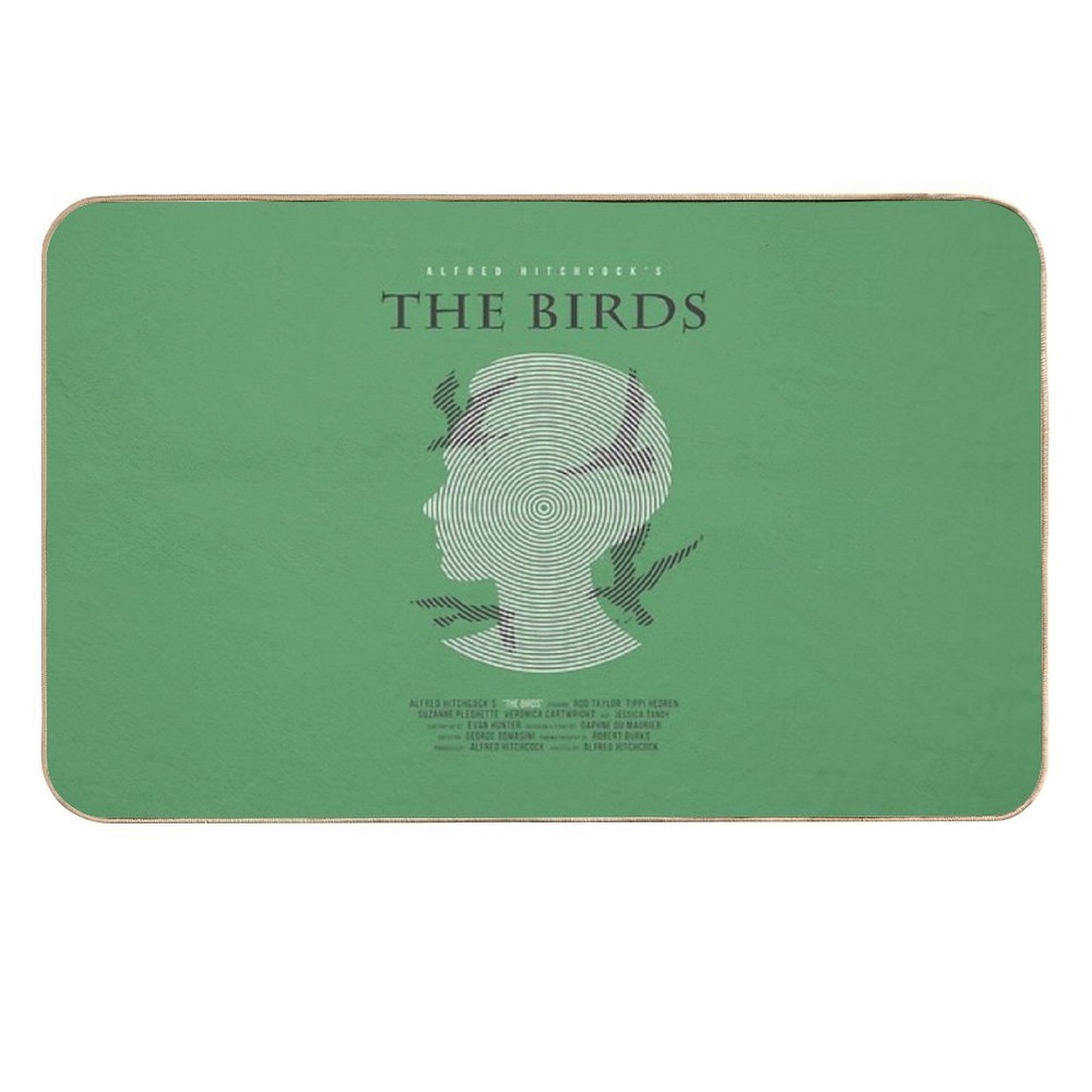 Alfred Hitchcock The Birds High-Traffic Bath Mat