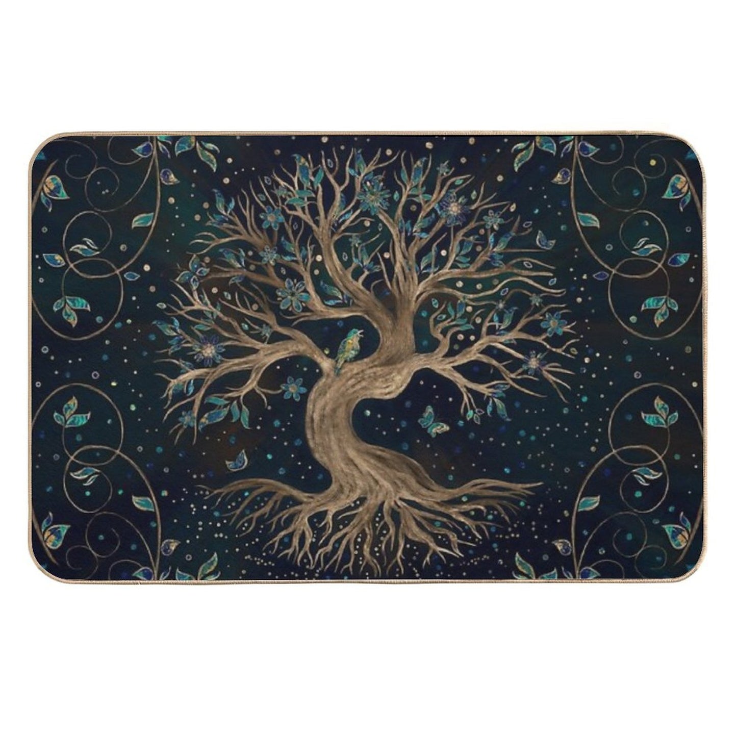 Tree of Life - Yggdrasil Dirt-Trapping Bath Mat