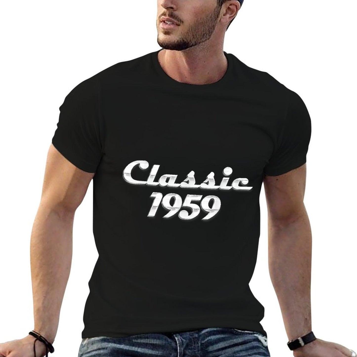 65 Year Old Gift Classic 1959 Vintage Car 65th Birthday Lightweight T-Shirt