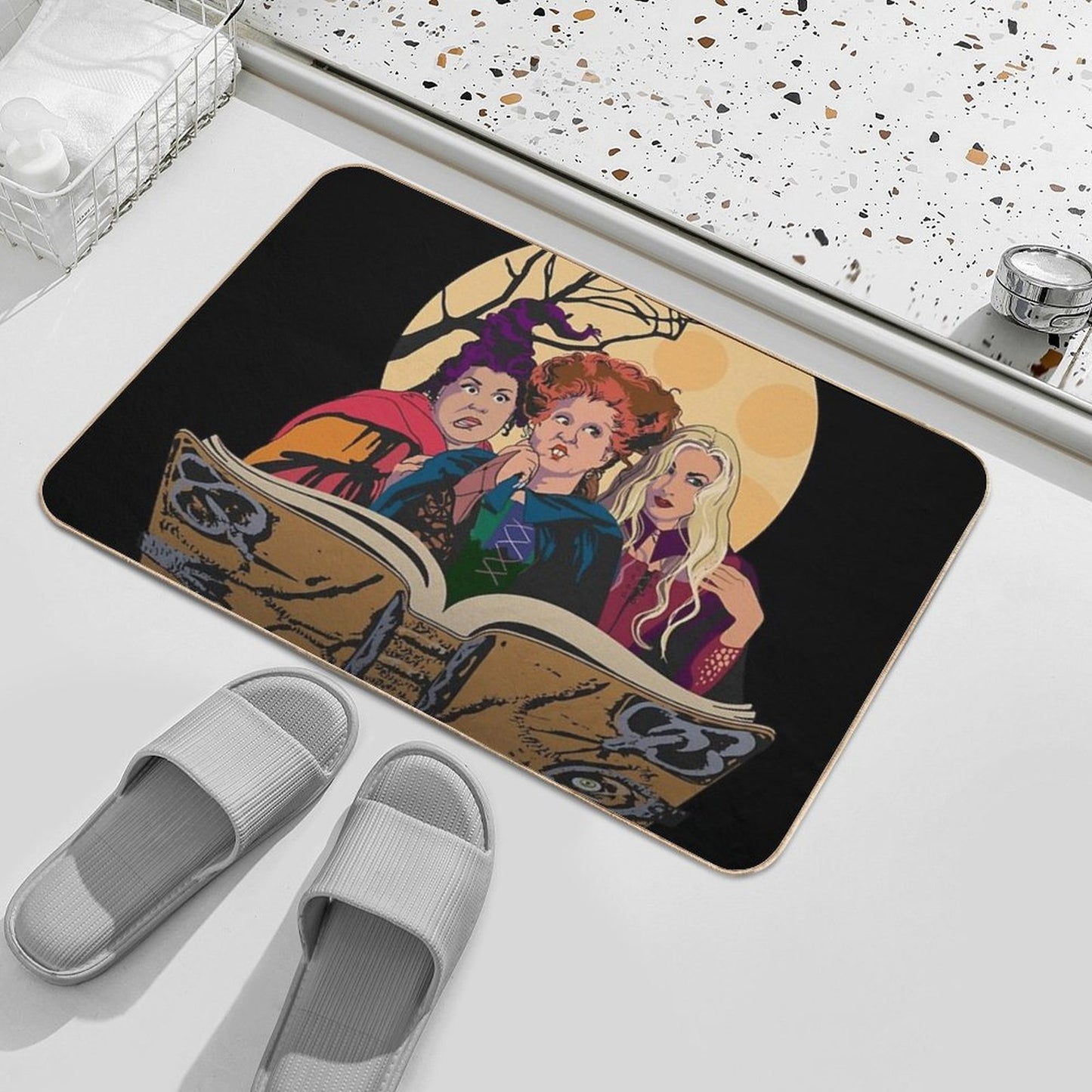 Hocus Pocus Sanderson Sisters High-Traffic Bath Mat