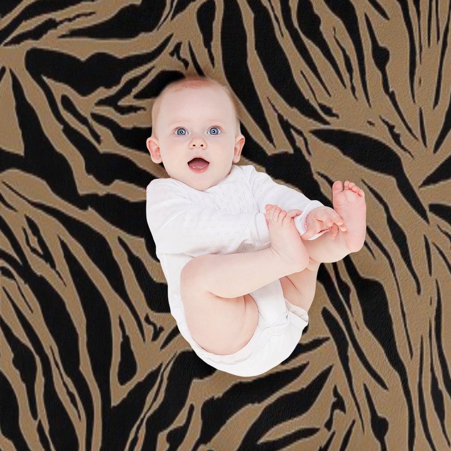 Jungle Tiger Eco-conscious Throw Blanket