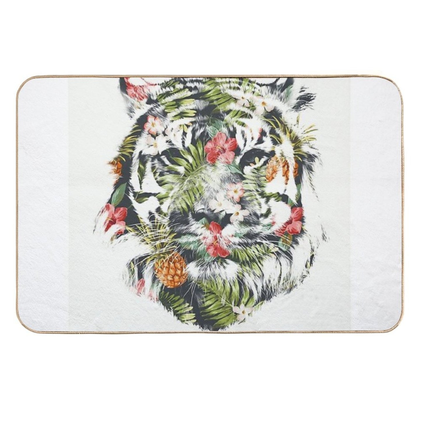 Tropical Tiger Toxin-Free Bath Mat