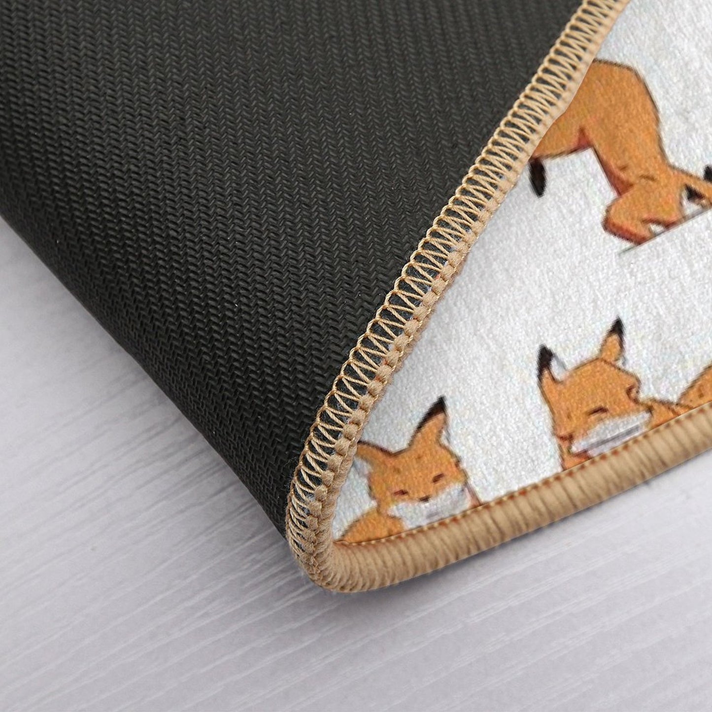 Cute Foxes Eco-Friendly Bath Mat