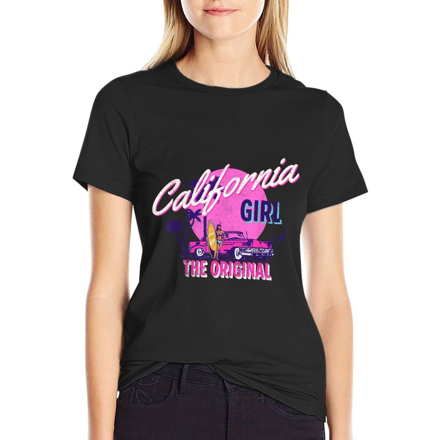 The Original California Girl Cute Pink Girly California Durable T-Shirt