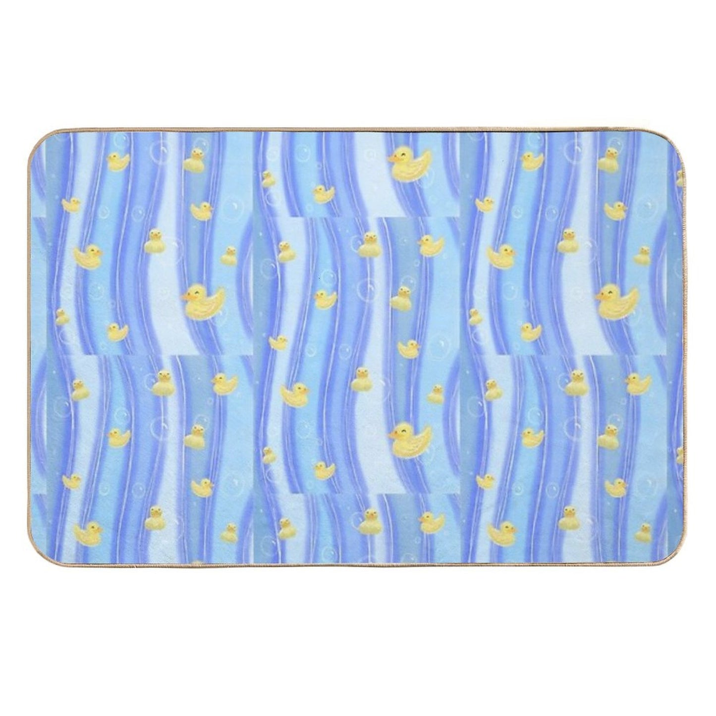 Rubber Duckies Rapid-Drying Bath Mat