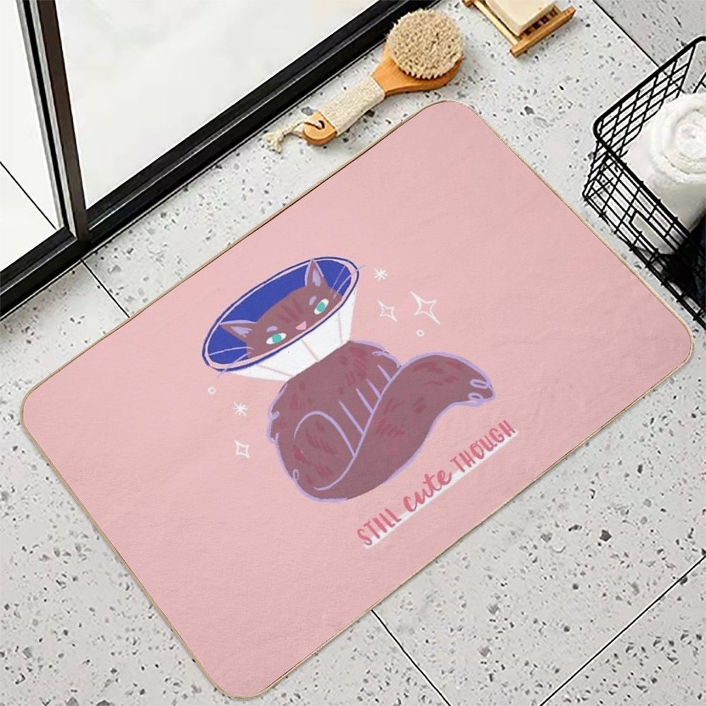 Still Cute Though - Cute Cat Toxin-Free Bath Mat