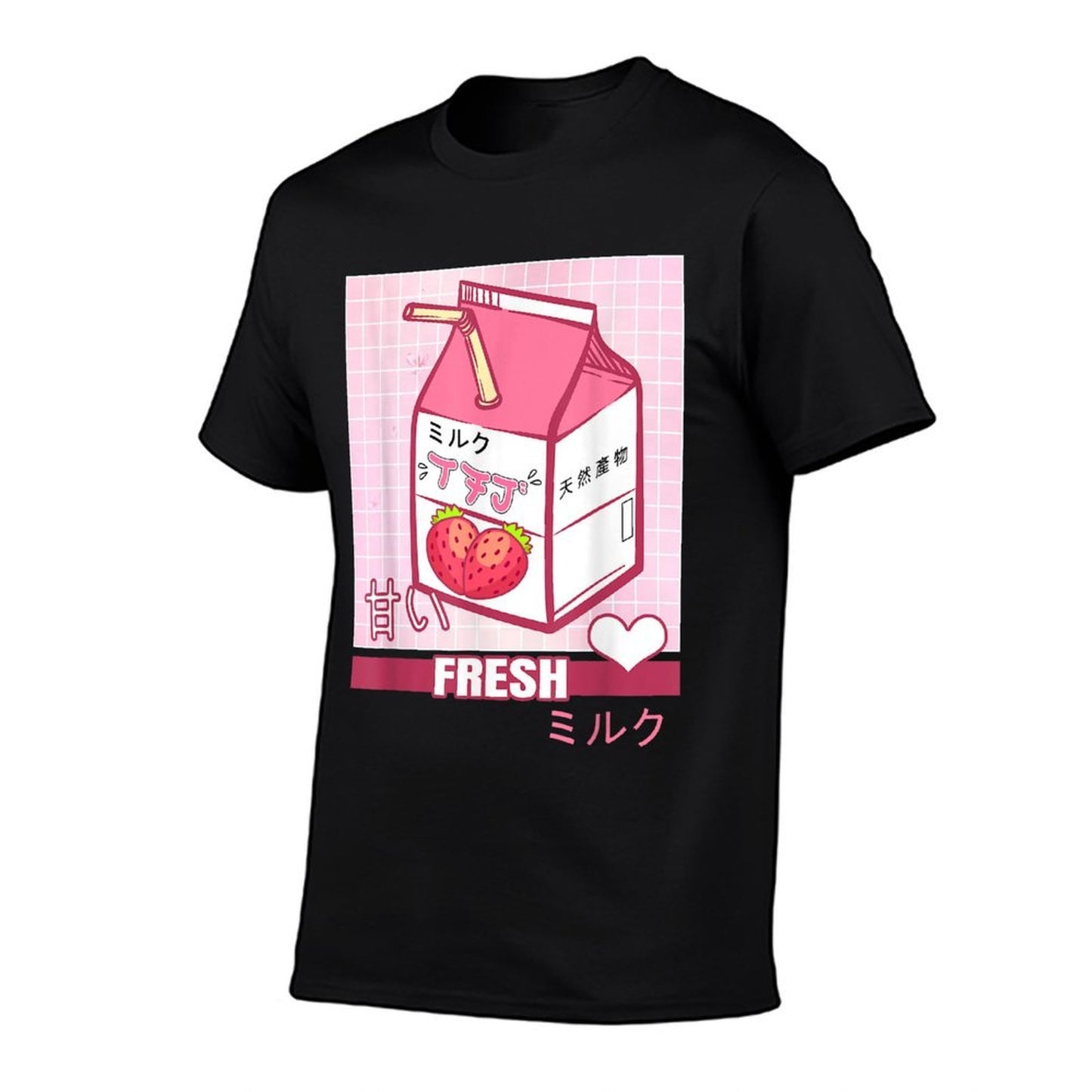 90s Japanese Otaku Gifts Anime Aesthetic Stylish Milk Vintage-inspired T-Shirt