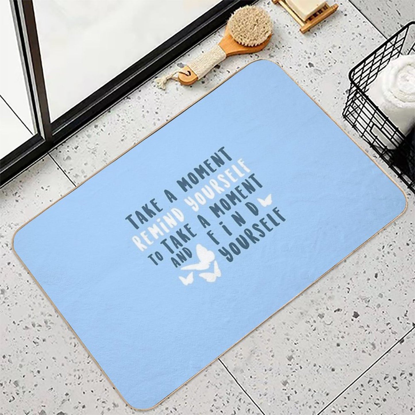 Take A Moment to Find Yourself Toxin-Free Bath Mat