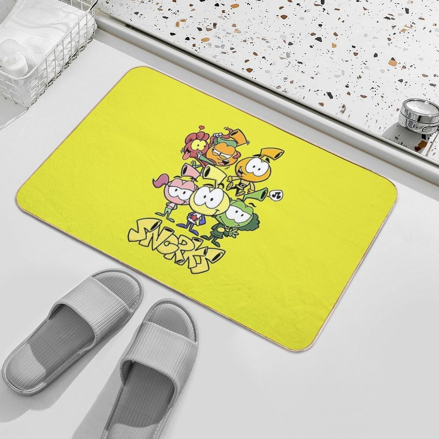 The Snorks Family Fade-Resistant Bath Mat